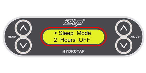 Energy modes on the HydroTap