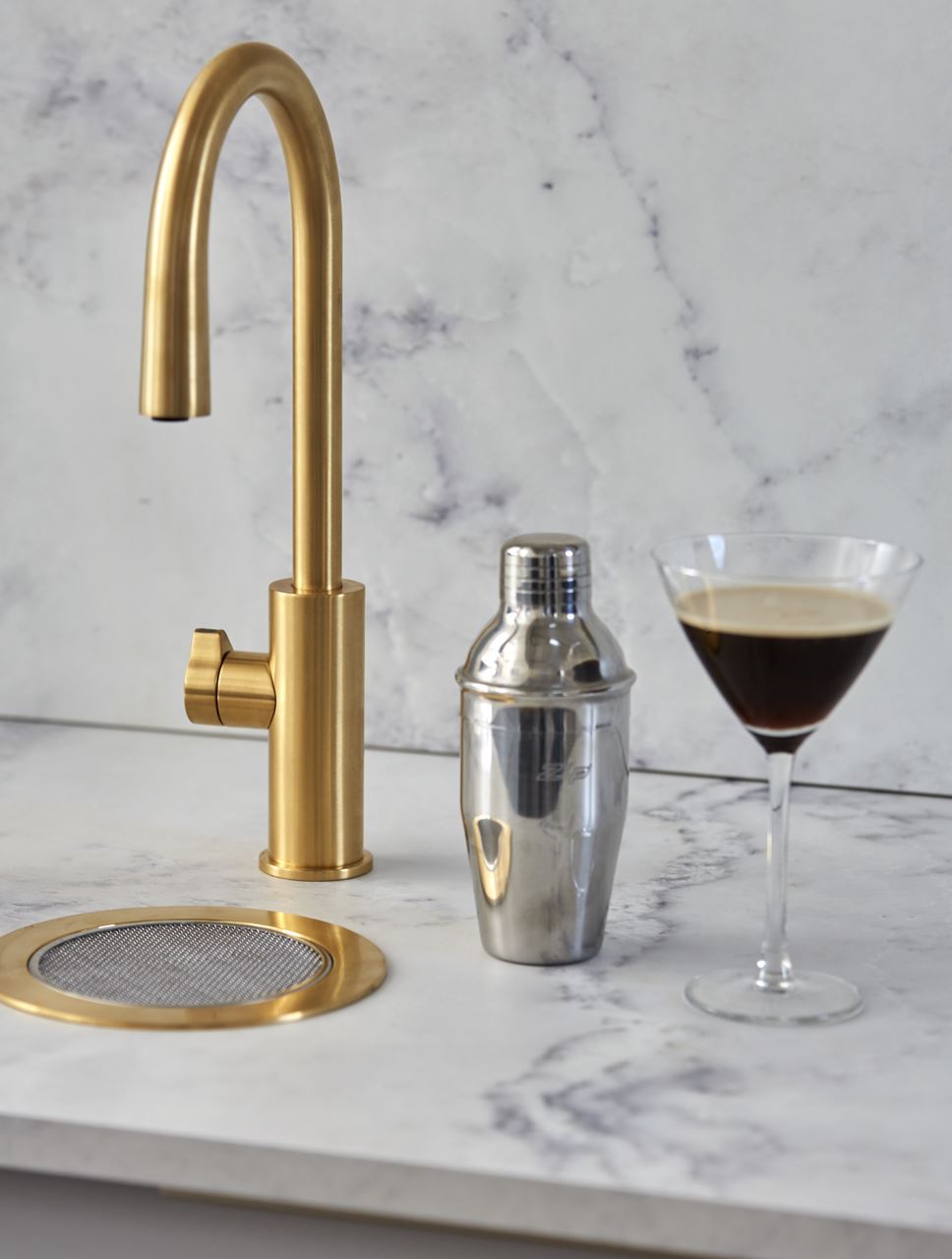 brushed gold hydrotap