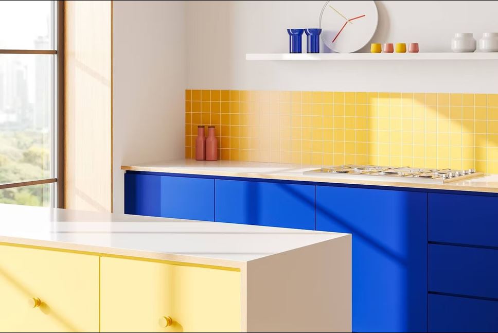 bold bright kitchen design